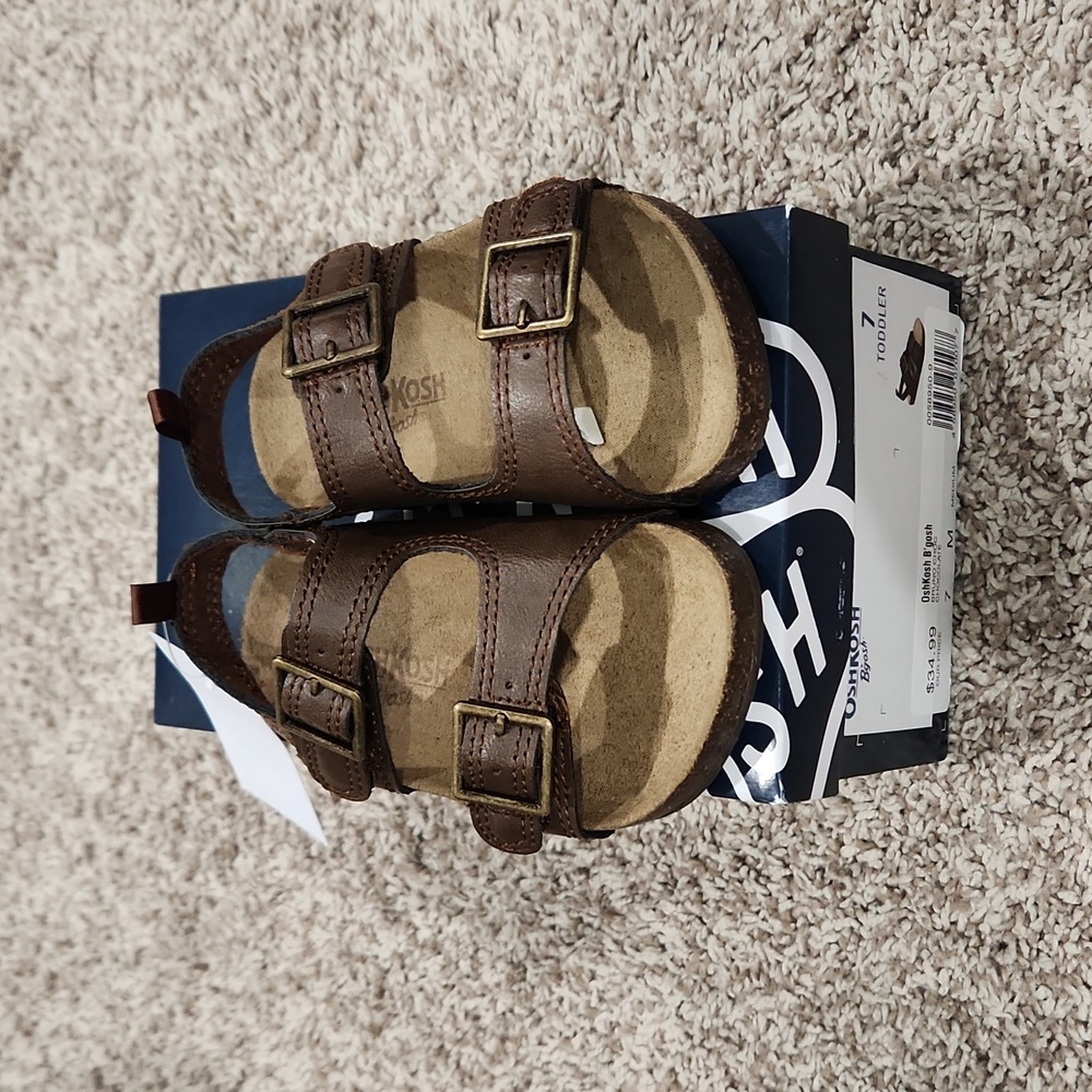 OshKosh B'gosh Brown Sandals Size 7